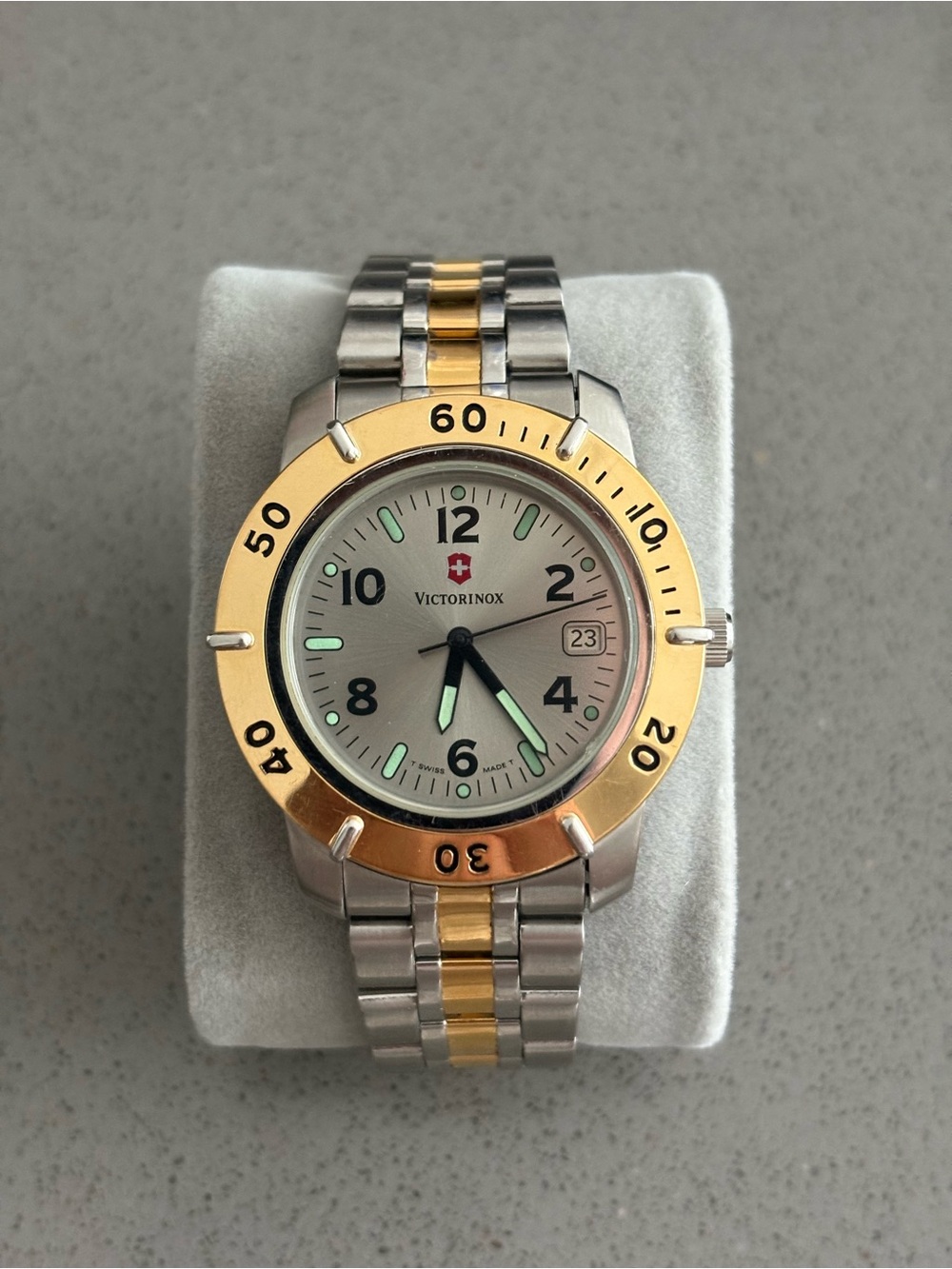 Victorinox Avenger Two-Tone Gold and Silver Men's Stainless Steel Watch